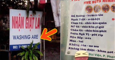 Mỗi ngày 10 ảnh hài: Tiếng Anh đậm chất Việt thì đã sao? No star where!