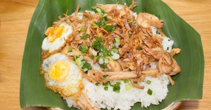 Cách nấu xôi gà bằng nồi cơm điện