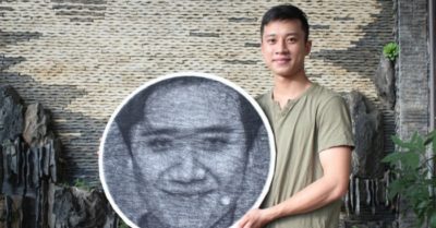 9X Sài thành dùng chỉ và đinh vẽ những người nổi tiếng như hình chụp