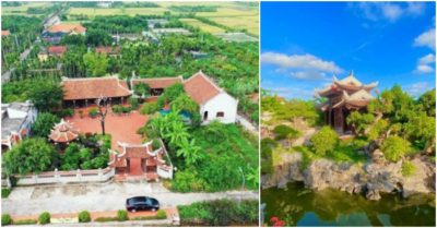 Ngắm “biệt phủ” 1.700m2 xanh mướt, toàn cây cảnh bạc tỷ ở Nam Định