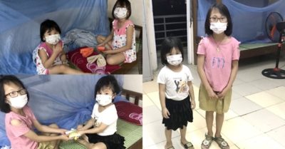 2 bé mồ côi cha, tự chăm nhau trong khu cách ly được gần 2.000 người ủng hộ