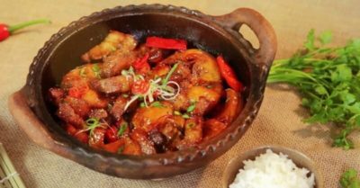 Cá tầm kho riềng và cá tầm kho tộ thơm ngon đậm vị