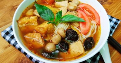 Cách nấu bún thái chay chua cay ngon đậm đà hương vị