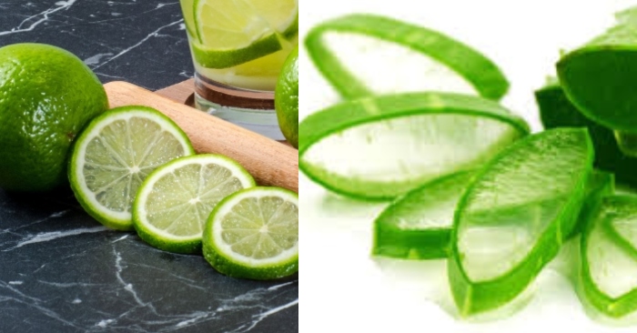 Chanh tươi có chứa acid giúp tẩy các tế bào chết và làm sạch gàu; cách duỗi tóc bằng nha đam;