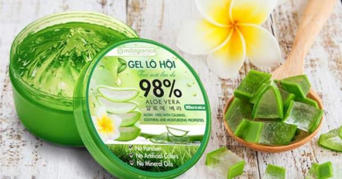 Gel nha đam Milaganics (Thương hiệu Việt 100%, sản xuất tại Việt Nam); gel nha đam 98 có công dụng gì; gel lô hội dùng hàng ngày được không;