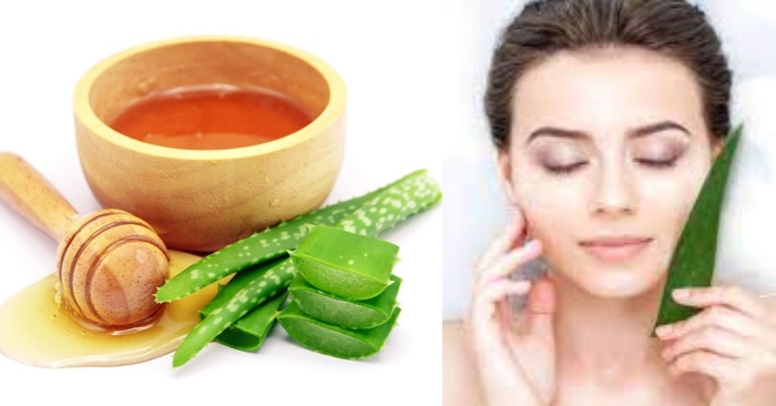 Nha đam mật ong và rượu vừa chữa bệnh vừa làm đẹp; làn da láng mịn hồng hào khi dưỡng;