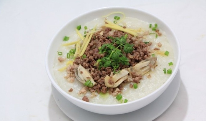 Cách nấu cháo thịt bằm, không bị hôi, bò băm cho bé, gân, ngon cho be, bí đỏ, rau củ, đãi bạn.