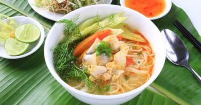 Cách nấu bún dọc mùng móng giò đậm đà với 3 bước đơn giản
