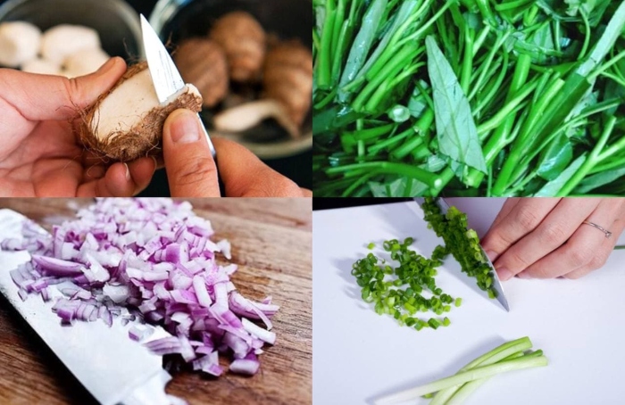 Các món ăn vặt từ khoai sọ, cá nấu. măng chua, me, hương vị, việt nam, đậm đà, bữa ăn, gia đình.