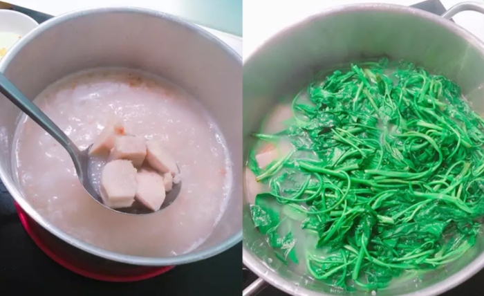 Canh khoai sọ nấu với rau gì, rau ngót, ngọt bùi, tập nấu ăn, ẩm thực, cách làm món, an de lam, anh.