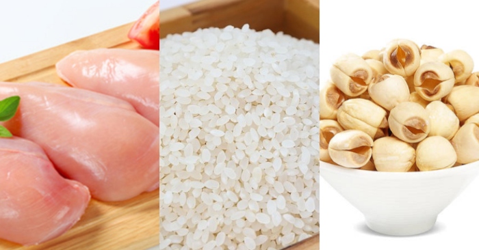 Cháo hạt sen cho bé an dặm 6 tháng; nấm hương; với rau gì; đỗ xanh; bí đỏ; nguyên con; hương vị;