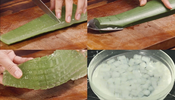 chè đậu xanh nha đam sữa tươi, sức khỏe, mật ong, đặc biệt, làm, đau dạ dày, mặt nạ, làm trắng da.