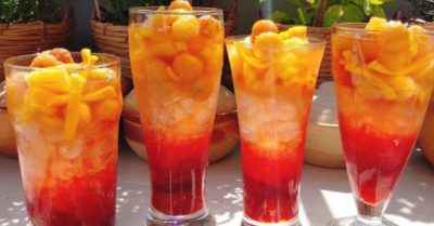 Bật mí cách nấu cocktail sơri chua ngọt mát lạnh
