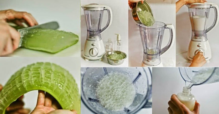 Cách làm mặt nạ nha đam và vitamin E; mặt nạ nha đam và vitamin E cho làn da mịn màng như em bé